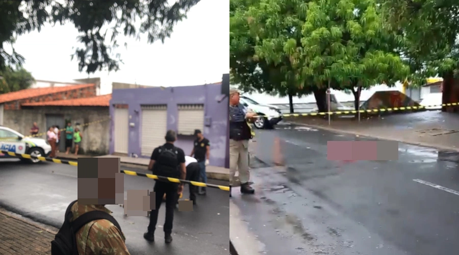 Crime registrado no bairro Dirceu