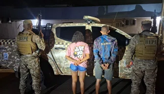 Casal preso por tráfico de drogas