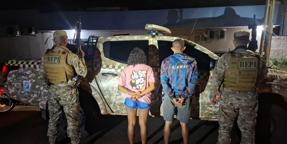 Casal preso por tráfico de drogas