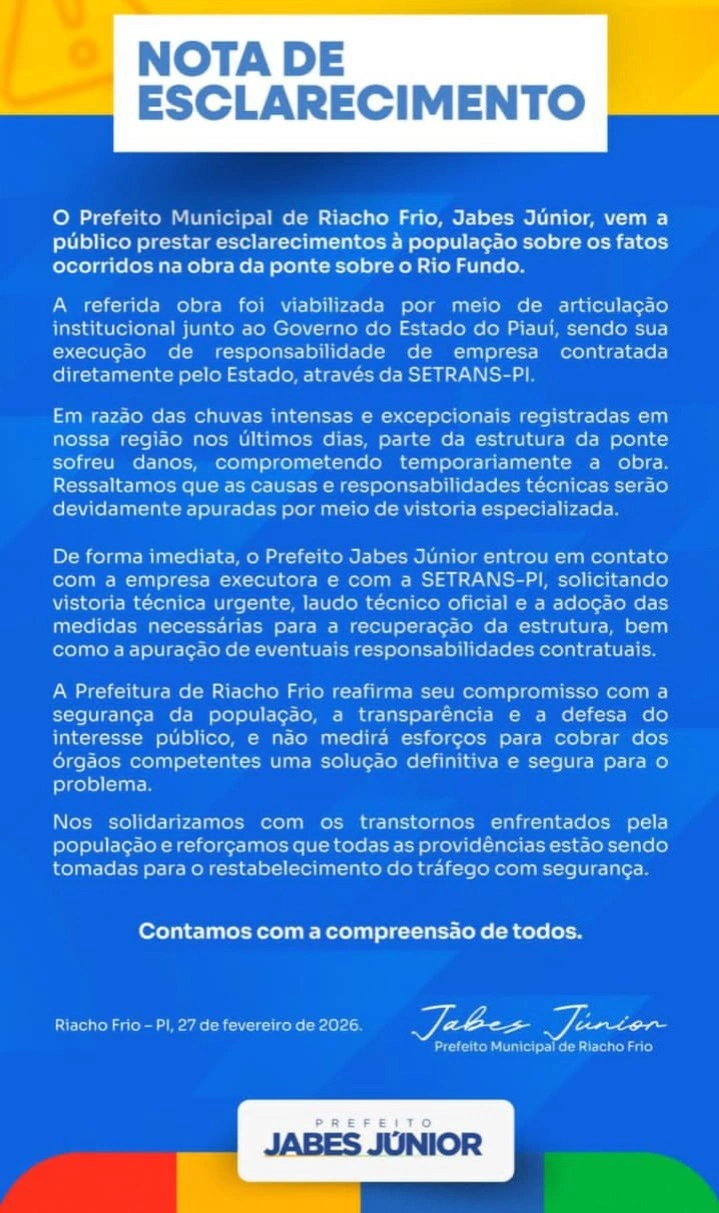 Nota de esclarecimento