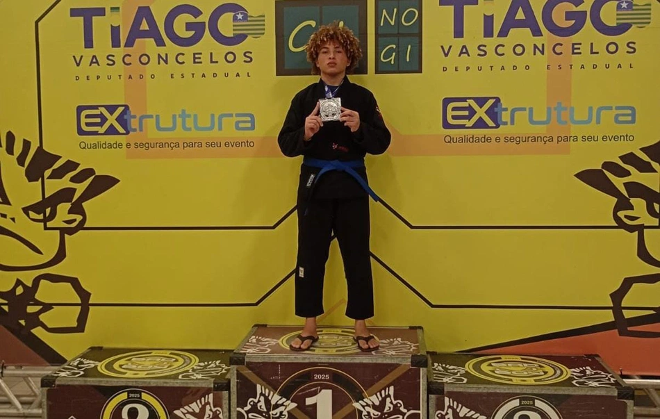 Walison, jovem atleta piauiense de Jiu-Jitsu