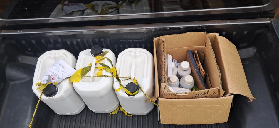 Operação da Adapi apreende 70 litros de agrotóxicos irregulares no Norte do Piauí