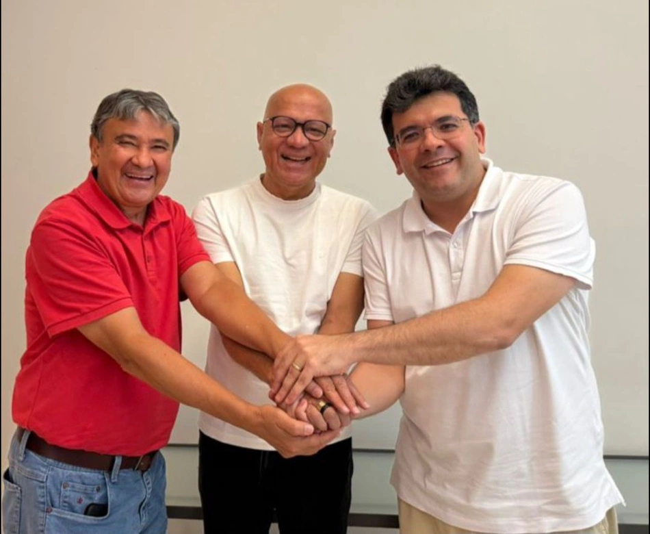Reunião entre Franzé Silva, Wellington Dias e Rafael Fonteles