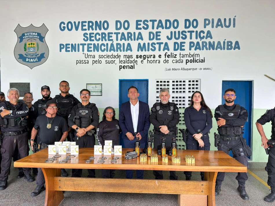 Secretaria de Justiça entrega 1ª fase da reforma da Penitenciária de Parnaíba