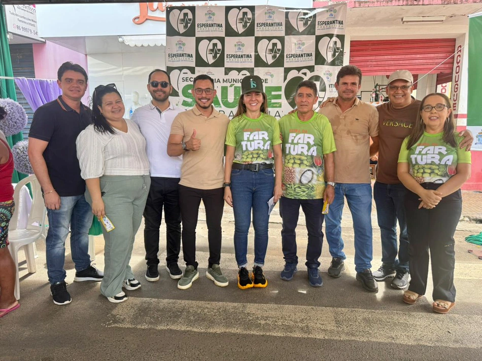 Secretaria de Saúde de Esperantina encerrou  Março Lilás  durante a IV Edição da Feira da Fartura