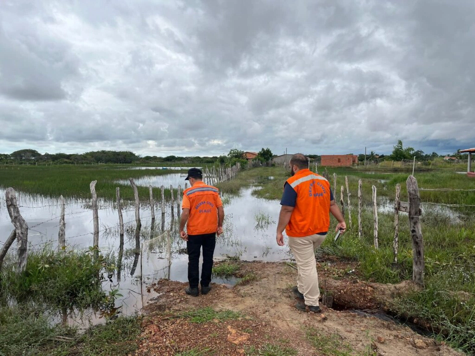 Defesa Civil do Piauí reforça apoio às famílias atingidas após inundações em Ilha Grande