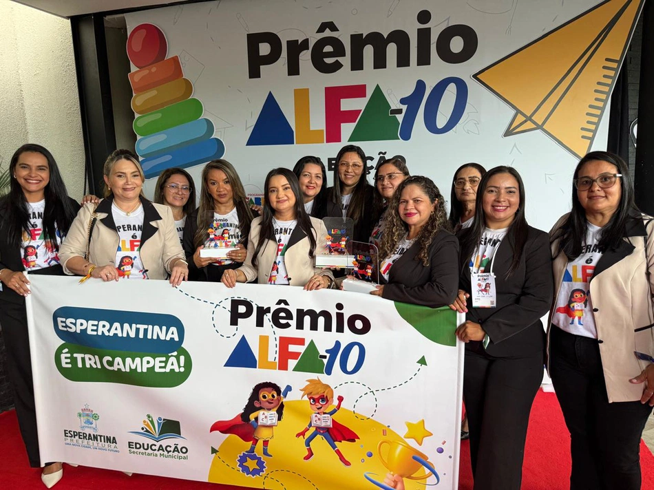 Esperantina consolida hegemonia na educação e conquista Tri-Campeonato do Prêmio Alfa-10