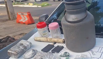 Polícia Militar apreende drogas enterradas em área de mata em Teresina