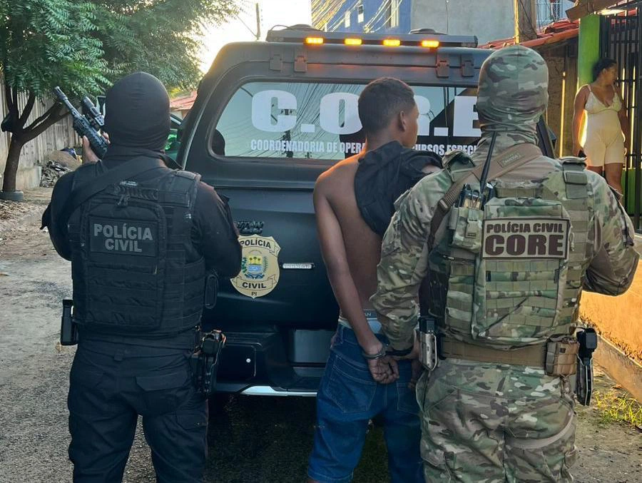 Polícia Civil prende envolvidos por crime de roubo praticado em Teresina