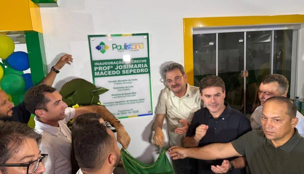 Deputado Severo Eulálio participa da inauguração de creche em Paulistana