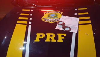 PRF cumpre mandado de prisão contra suspeito por homicídio na BR-343 em Campo Maior