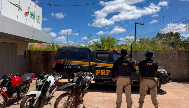PRF recupera três motocicletas adulteradas com registro de roubo em Batalha