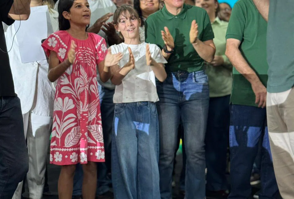 Ginásio Dídimo de Castro fica lotado durante lançamento das pré-candidaturas de Themistocles Filho e Marco