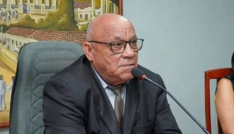 Vereador Eugênio Cavalcante, presidente da Câmara Municipal de Pedro II