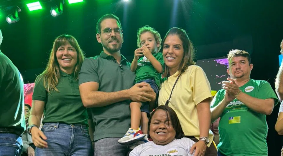 Ivanária Sampaio durante evento político