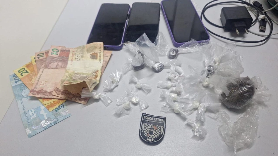 Polícia Militar prende suspeitos de tráfico de drogas em Teresina