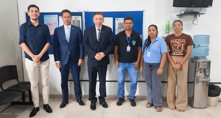 Representantes da Corregedoria do TRE visita cartório eleitoral de Buriti dos Lopes