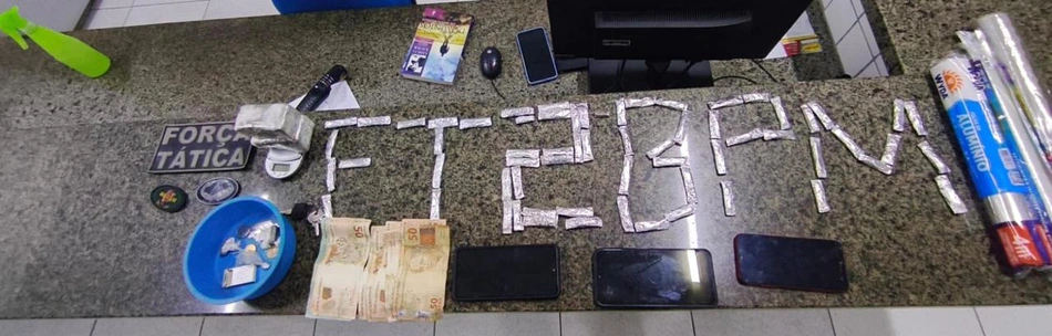 Polícia Militar conduz mulheres e apreende materiais ilícitos em Ilha Grande