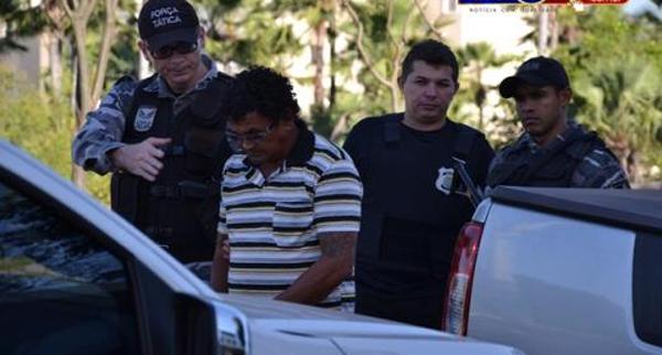 Acusado preso.(Imagem:Reprodução) Acusado preso.(Imagem:Reprodução)