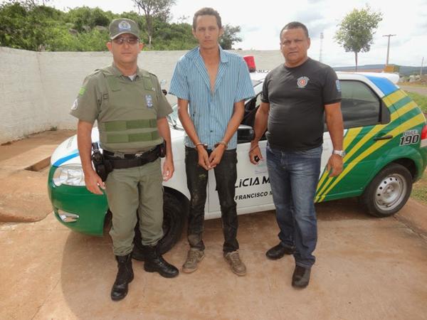 Acusado preso pela polícia.(Imagem:Reprodução) Acusado preso pela polícia.(Imagem:Reprodução)