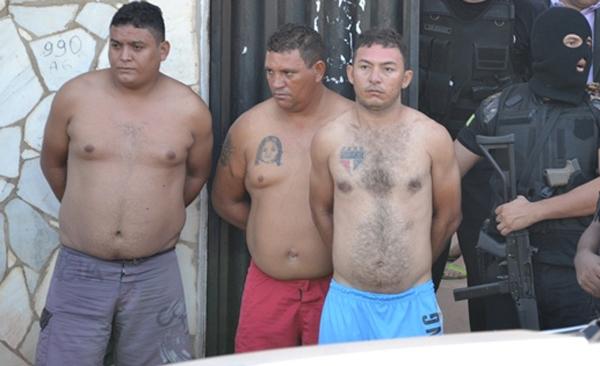 Acusados presos.(Imagem:Reprodução) Acusados presos.(Imagem:Reprodução)