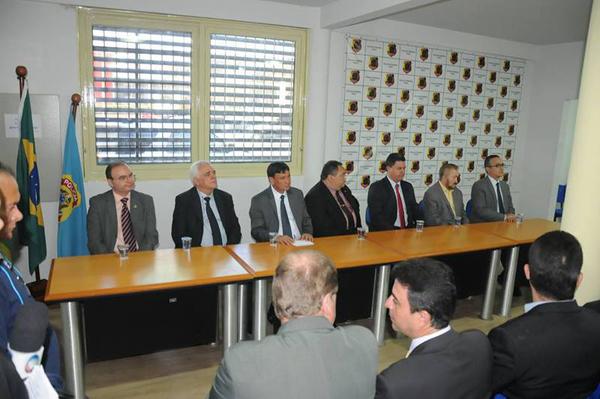 Autoridades prestigiam inauguração da nova sede da Polícia Federal.(Imagem:Reprodução) Autoridades prestigiam inauguração da nova sede da Polícia Federal.(Imagem:Reprodução)