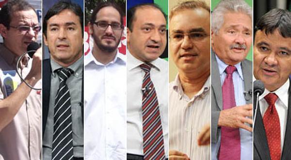 Candidatos a prefeito de Teresina.(Imagem:Reprodução) Candidatos a prefeito de Teresina.(Imagem:Reprodução)
