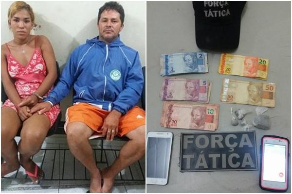 Casal é preso dentro de casa com entorpecentes(Imagem:Divulgação) Casal é preso dentro de casa com entorpecentes(Imagem:Divulgação)