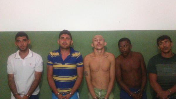 Cinco dos sete presos recapturados(Imagem:Reprodução) Cinco dos sete presos recapturados(Imagem:Reprodução)