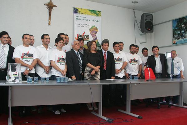 Convenção do diretório estadual e municipal do PMDB Jovem.(Imagem:Divulgação)