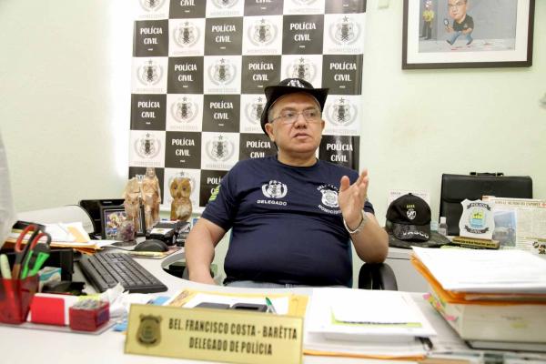 Delegado Barêtta(Imagem:Lucas Dias) Delegado Barêtta(Imagem:Lucas Dias)