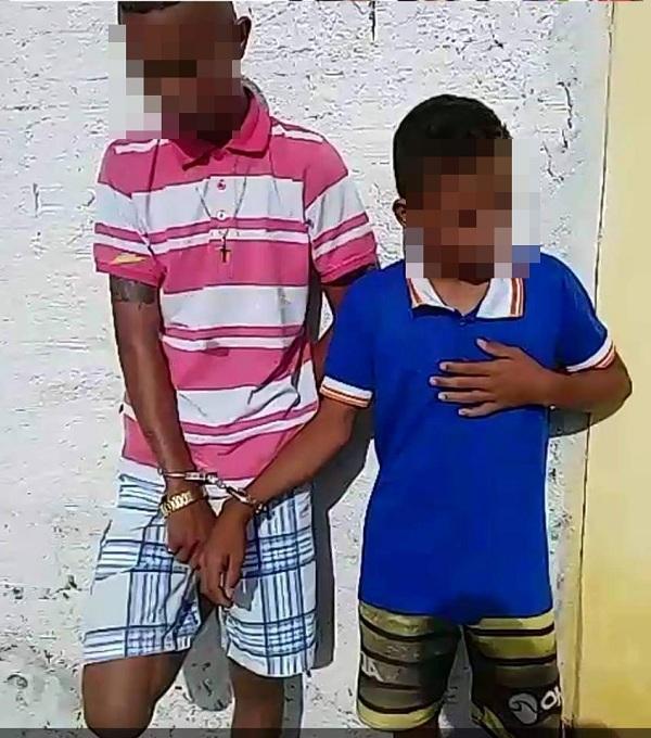 Dois menores apreendidos com revólver calibre 32 (Imagem:Divulgação) Dois menores apreendidos com revólver calibre 32 (Imagem:Divulgação)
