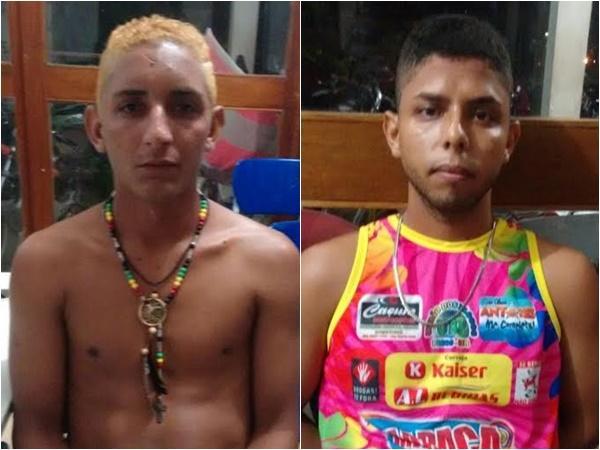 Dupla foi presa por porte ilegal de armas(Imagem:Reprodução) Dupla foi presa por porte ilegal de armas(Imagem:Reprodução)
