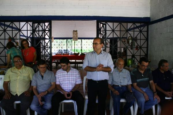 Essa foi a primeira reunião de Firmino Filho e seus secretariados(Imagem:Reprodução) Essa foi a primeira reunião de Firmino Filho e seus secretariados(Imagem:Reprodução)