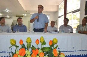 Firmino Filho no lançamento do programa.