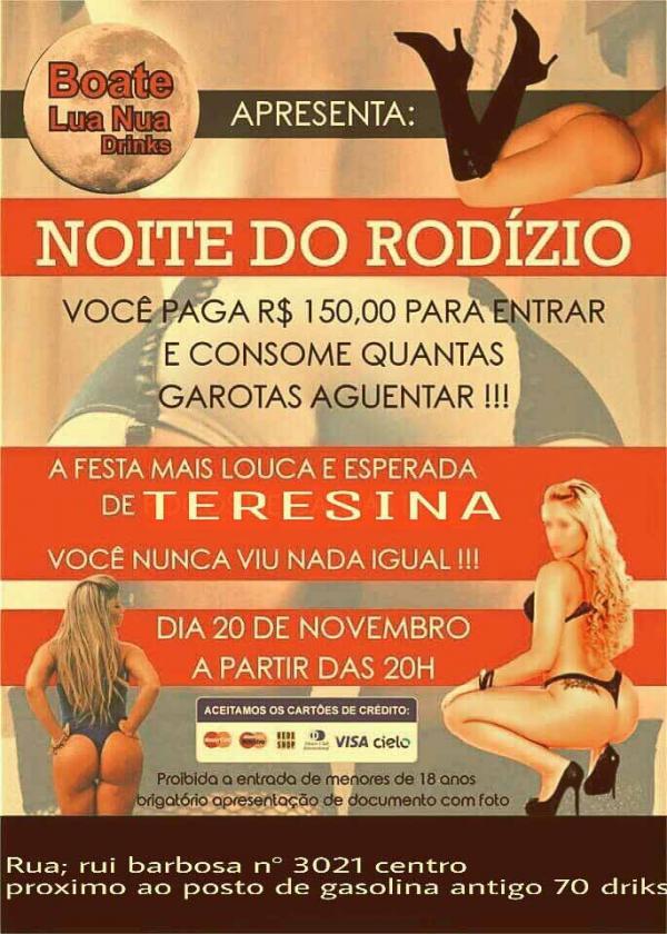 Imagem oferece rodízio de mulheres por R$150,00(Imagem:Reprodução) Imagem oferece rodízio de mulheres por R$150,00(Imagem:Reprodução)