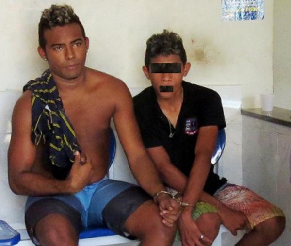 Isaac George da Silva Freitas e o menor.(Imagem:Reprodução) Isaac George da Silva Freitas e o menor.(Imagem:Reprodução)