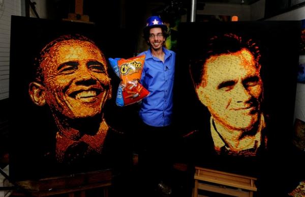 Jason Baalman posa ao lado de suas obras (Imagem:Reprodução) Jason Baalman posa ao lado de suas obras (Imagem:Reprodução)