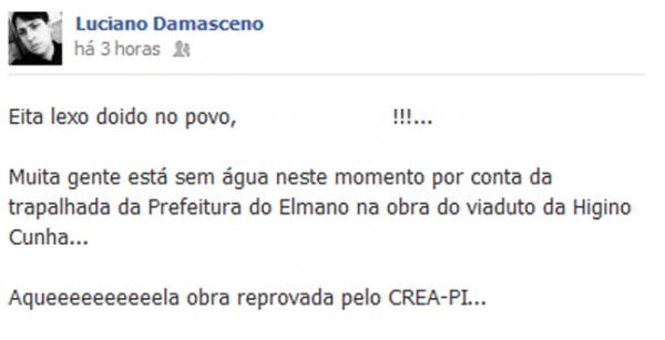 Jornalista Luciano Damasceno(Imagem:Reprodução) Jornalista Luciano Damasceno(Imagem:Reprodução)