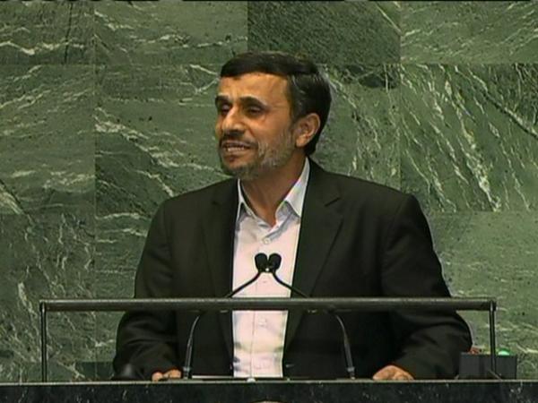 Mahmoud Ahmadinejad discursa na Assembleia Geral da ONU(Imagem:Reprodução) Mahmoud Ahmadinejad discursa na Assembleia Geral da ONU(Imagem:Reprodução)