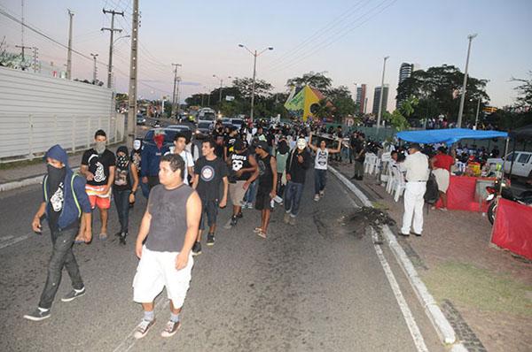 Manifestação contra a Copa.(Imagem:Reprodução) Manifestação contra a Copa.(Imagem:Reprodução)