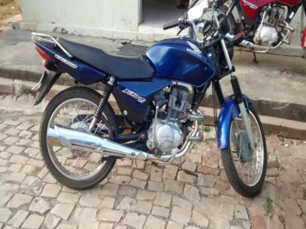 Moto recuperada(Imagem:Reprodução) Moto recuperada(Imagem:Reprodução)