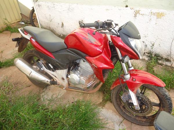 Moto recuperada(Imagem:Reprodução) Moto recuperada(Imagem:Reprodução)