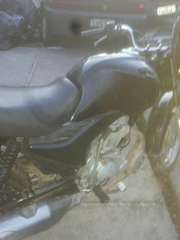 Moto roubada(Imagem:Divulgação/Polícia Militar) Moto roubada(Imagem:Divulgação/Polícia Militar)