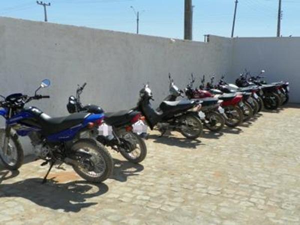 Motos apreendidas(Imagem:Reprodução) Motos apreendidas(Imagem:Reprodução)