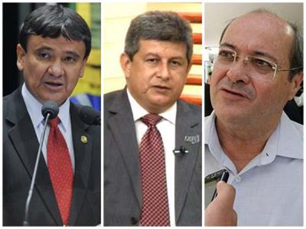 respectivamente: Wellington Dias, Zé filho e Silvio Mendes(Imagem:Reprodução) respectivamente: Wellington Dias, Zé filho e Silvio Mendes(Imagem:Reprodução)