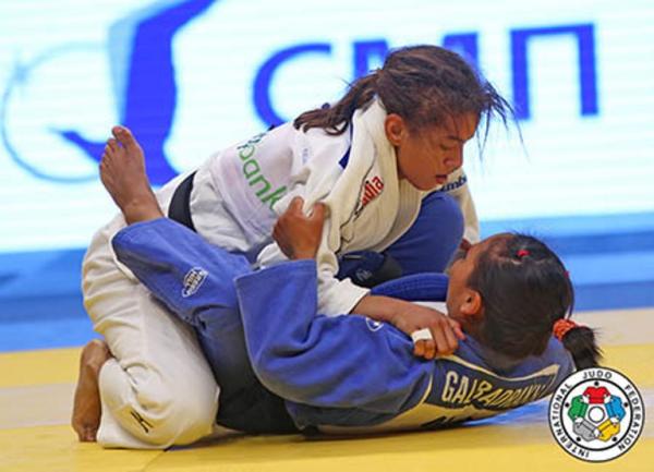 Sarah no confronto final do campeonato(Imagem:Reprodução) Sarah no confronto final do campeonato(Imagem:Reprodução)