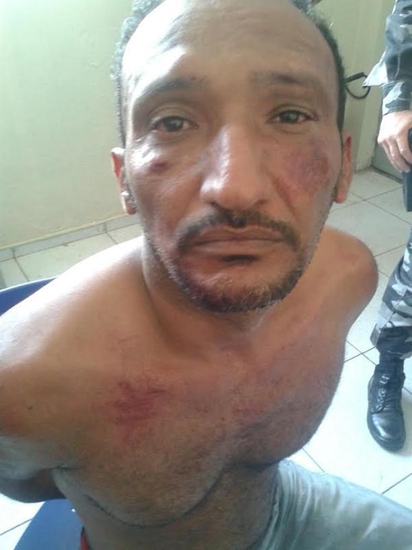 Suspeito preso pela polícia.(Imagem:Divulgação) Suspeito preso pela polícia.(Imagem:Divulgação)