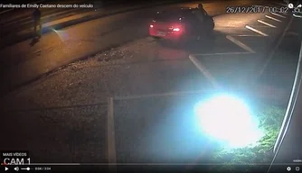 Policial atira contra carro da família de Emilly Caetano