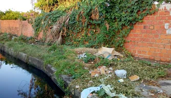 Rua vira lixão na zona Norte de Teresina